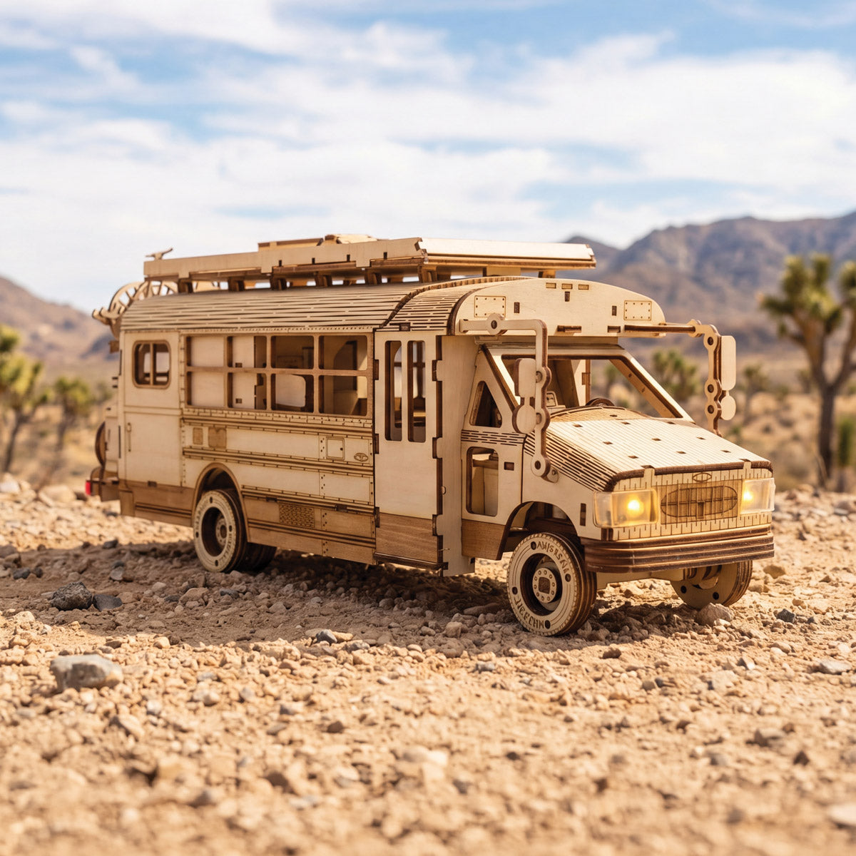 Autobus - Model | Drewniane Puzzle 3D