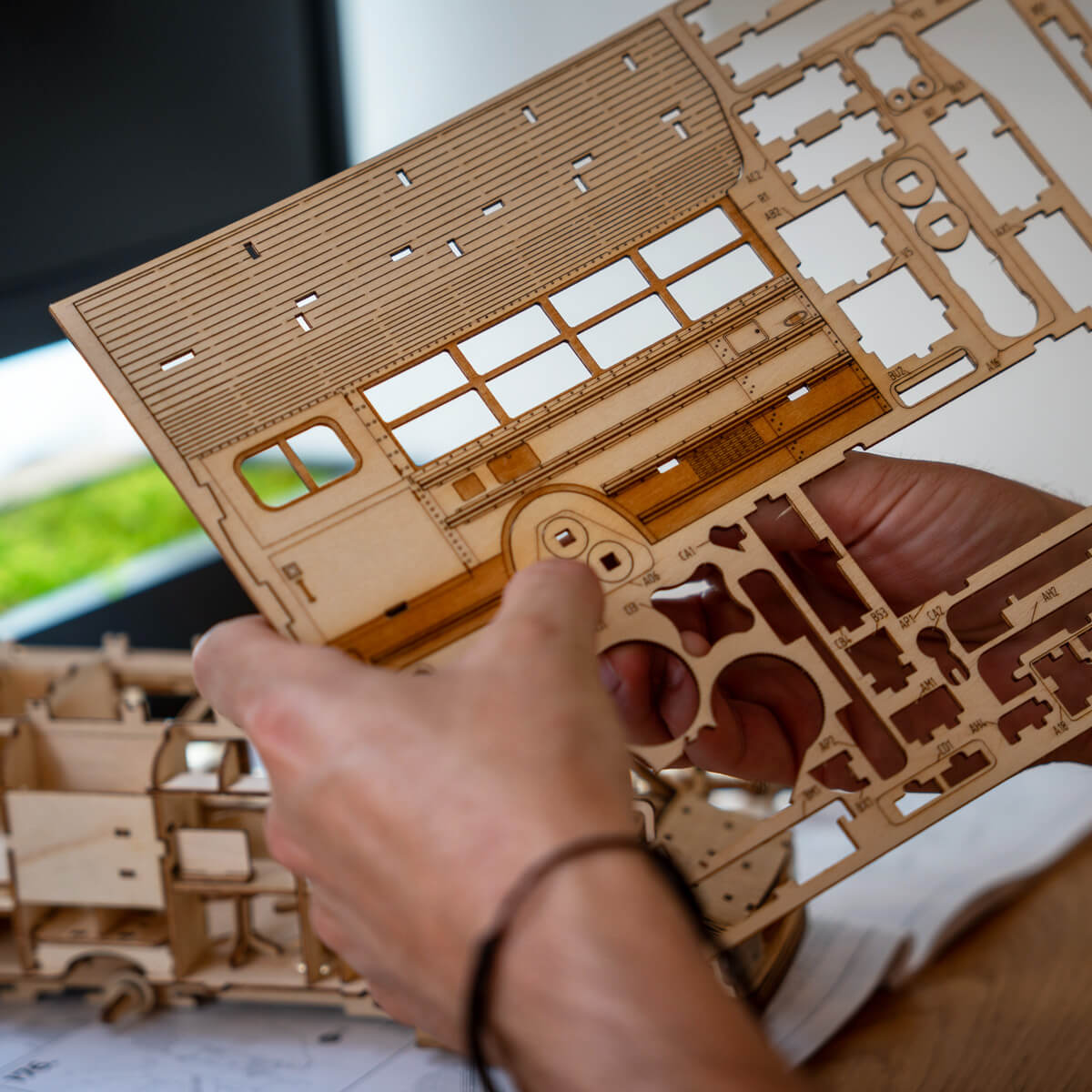 Autobus - Model | Drewniane Puzzle 3D