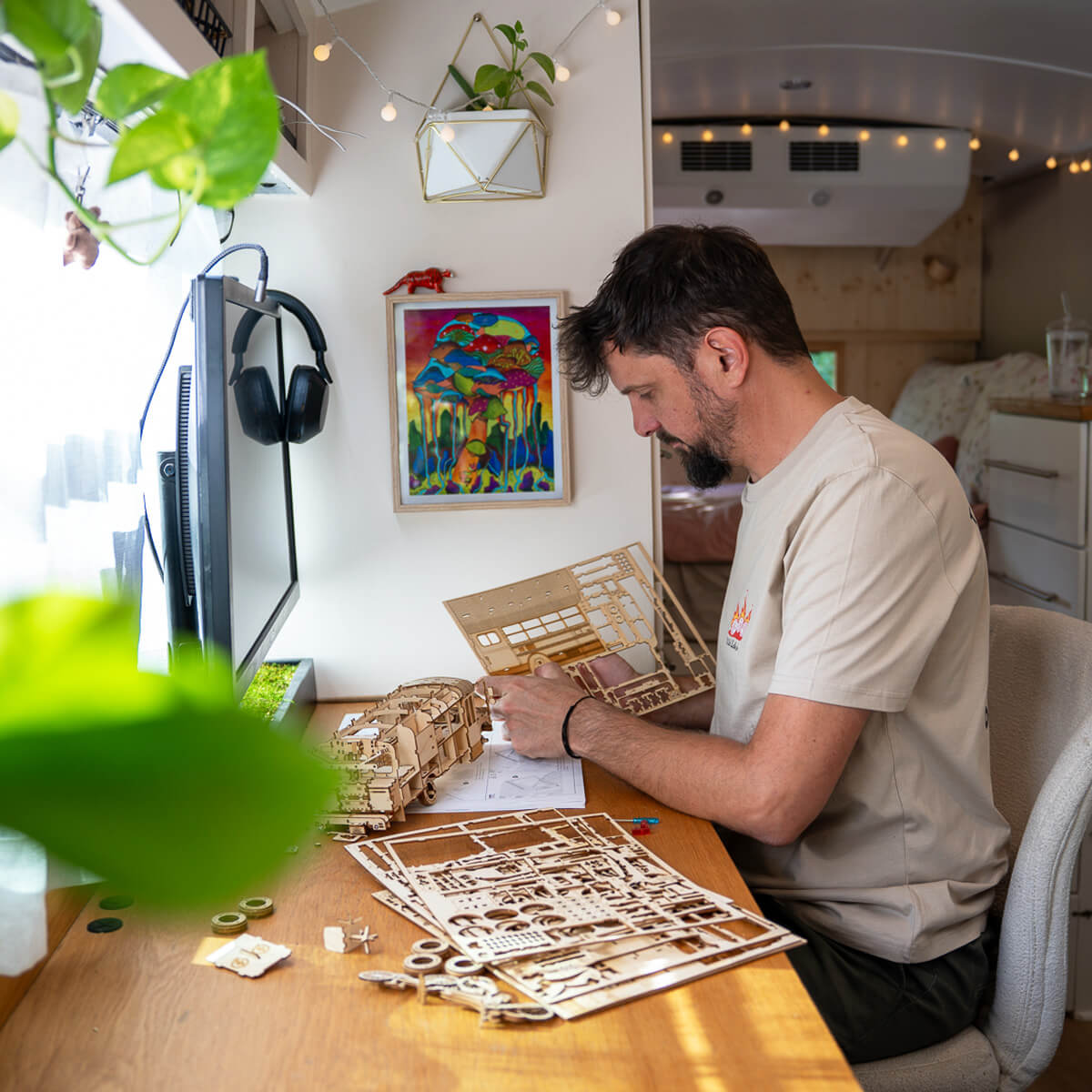 Autobus - Model | Drewniane Puzzle 3D