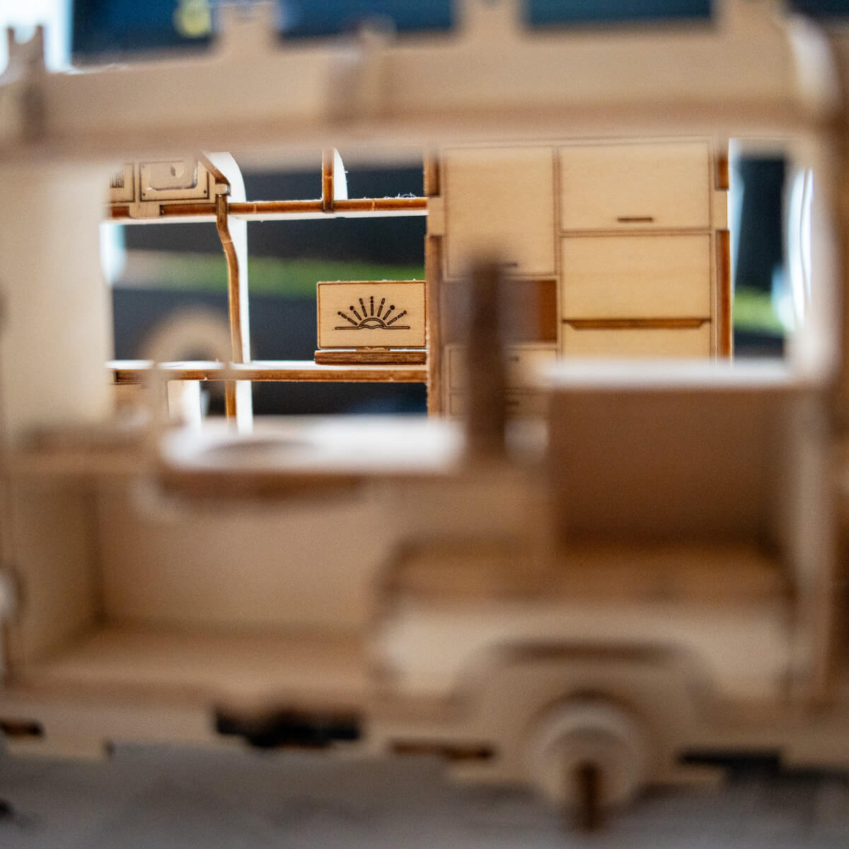 Autobus - Model | Drewniane Puzzle 3D