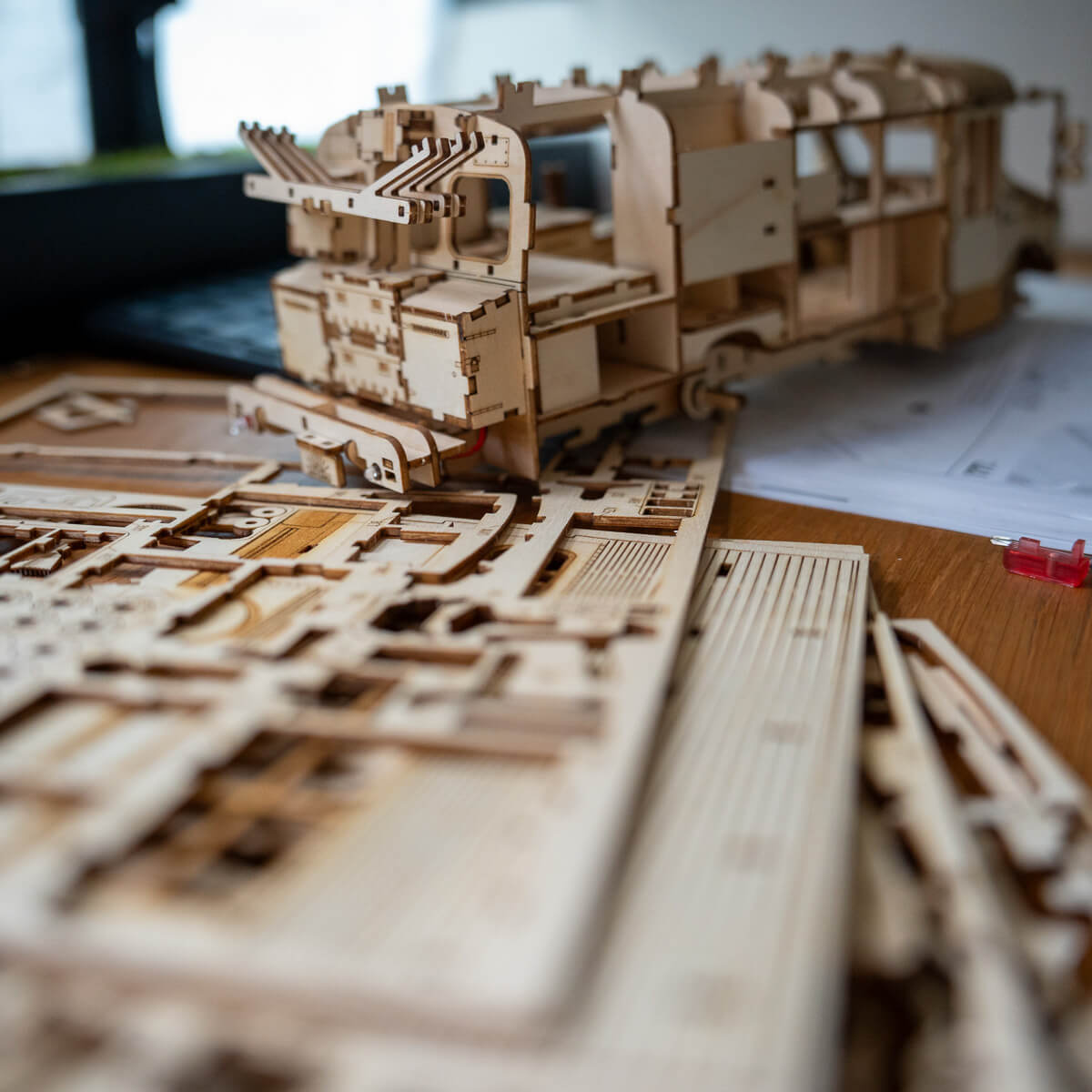 Autobus - Model | Drewniane Puzzle 3D