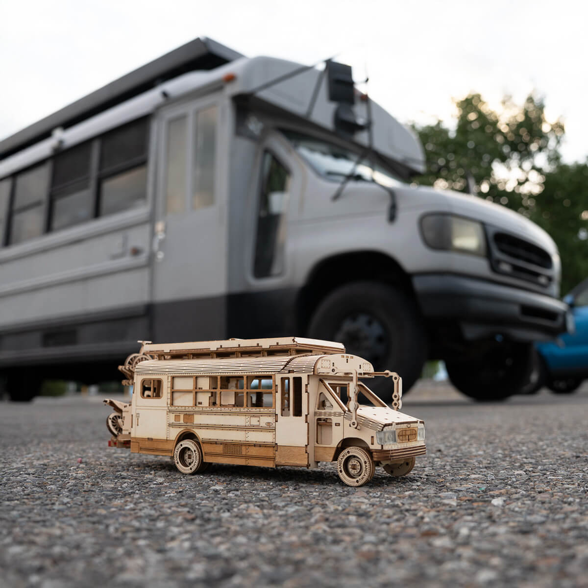 Autobus - Model | Drewniane Puzzle 3D