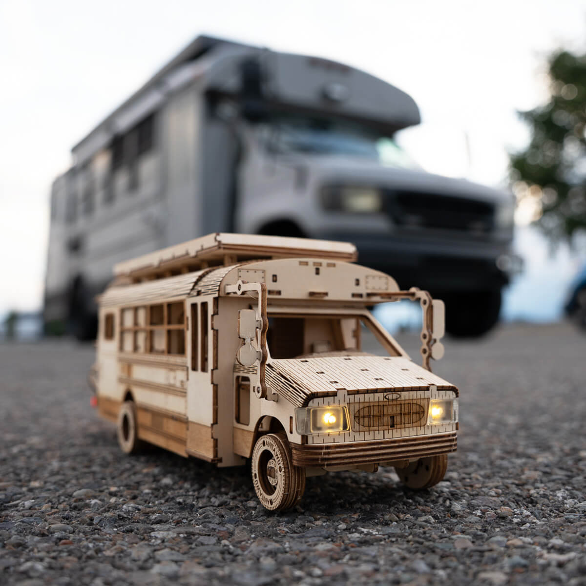 Autobus - Model | Drewniane Puzzle 3D