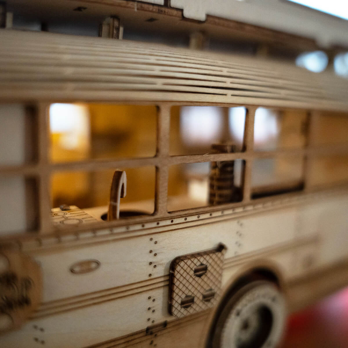 Autobus - Model | Drewniane Puzzle 3D