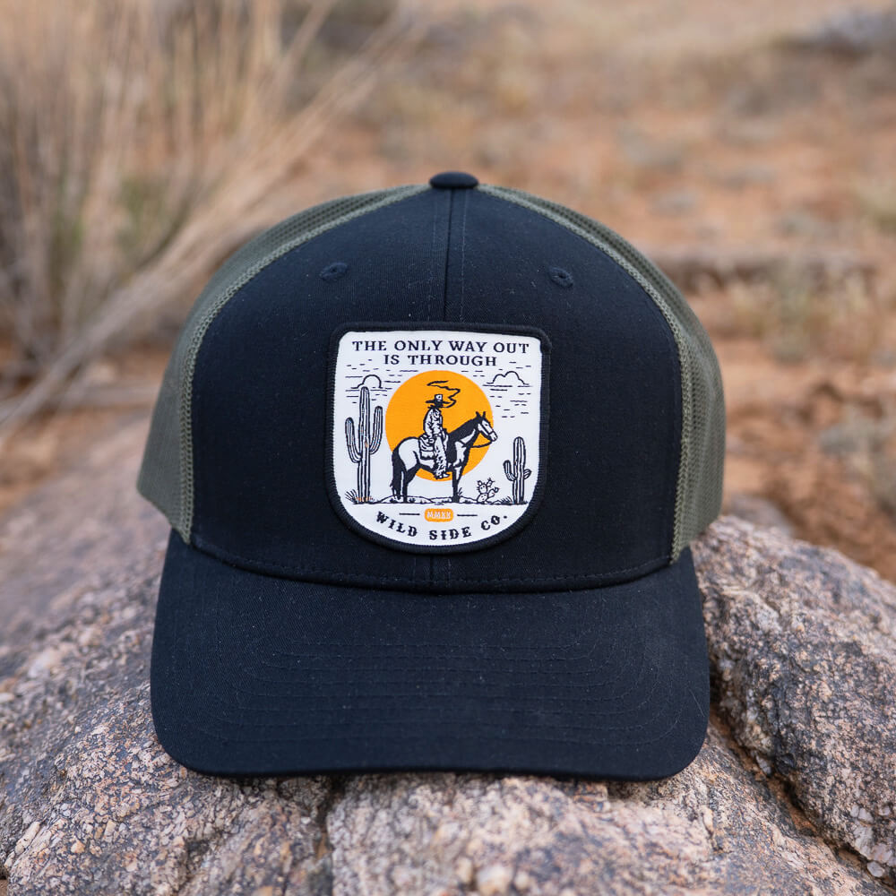 The Only Way - Czapka | Black/Green [Trucker]