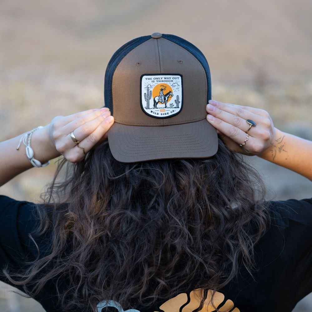 The Only Way - Czapka |  Brown [Trucker]