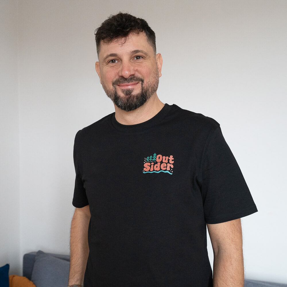 <b>Outsider - Koszulka</b> <br>  Czarny [Unisex]