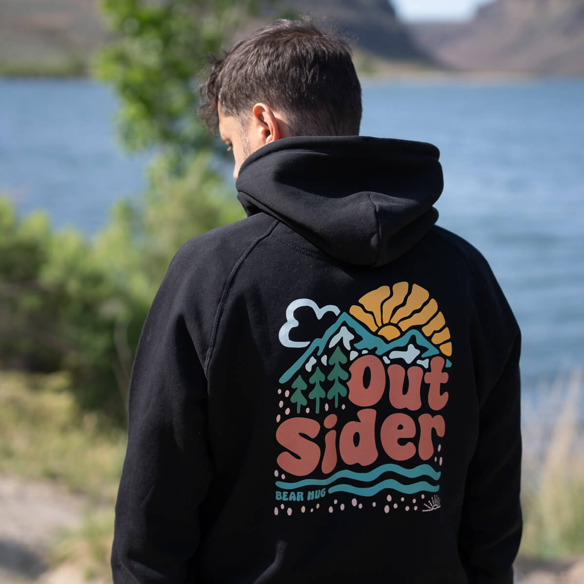 Outsider - Bluza Kaptur | Czarny [Unisex]